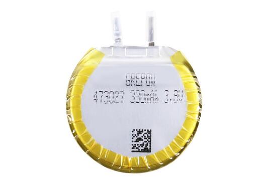 Grepow Round Shape Lithium Polymer Battery 3.8V 330mAh 4730027