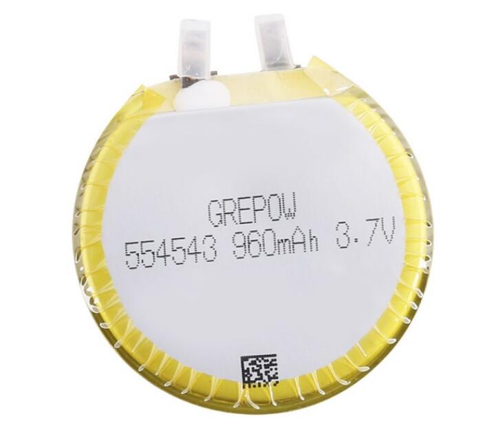 Grepow 3.7V 960mAh LiPo Round Shaped Battery 5545043