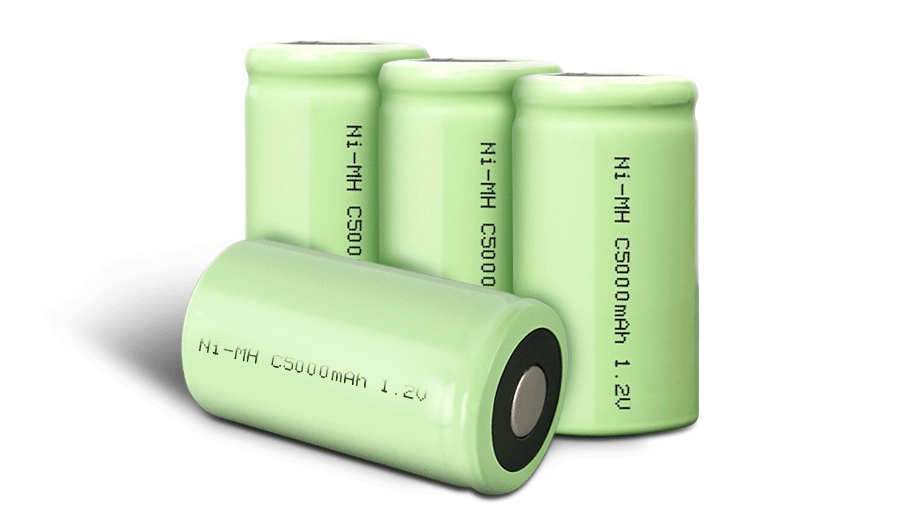 C Size NiMh Rechargeable Batteries