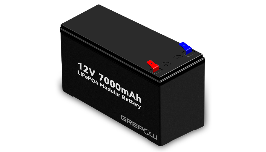 12V 7Ah LiFePO4 Modular Battery