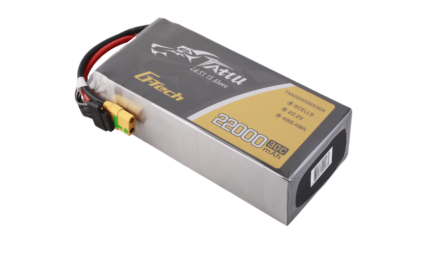 Tattu G-Tech 6S 22000mAh 30C 22.2V Lipo Drone Battery Pack