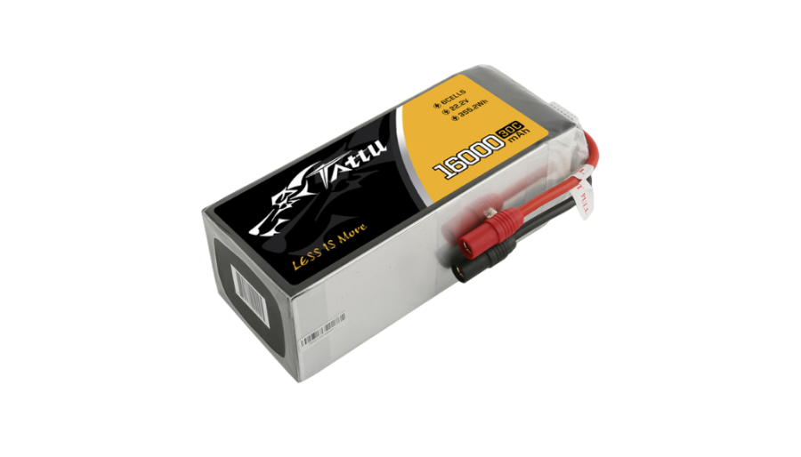 Tattu 16000mAh 6S 30C 22.2V Lipo Drone Battery Pack | Grepow