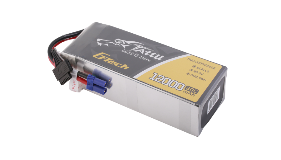 Tattu G-Tech 30C 6S 12000mAh 22.2V Lipo Drone Battery Pack