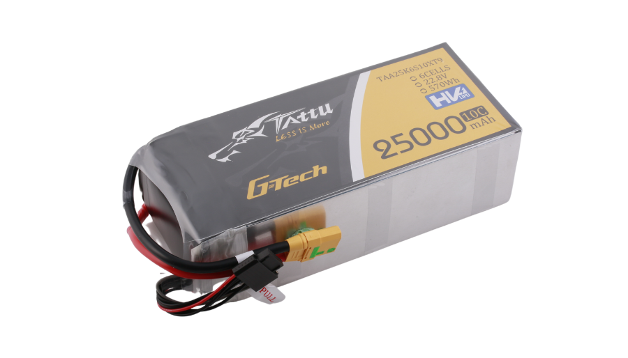 Tattu G-Tech 6S 25000mAh 22.8V 10C HV Lipo Drone Battery For UAV