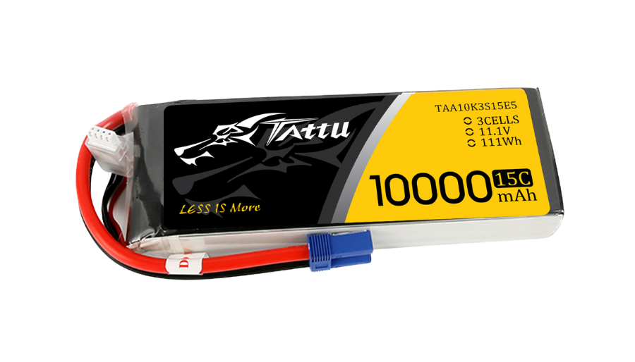 Tattu 3S 10000mAh 11.1V 15C Lipo Drone Battery For UAV