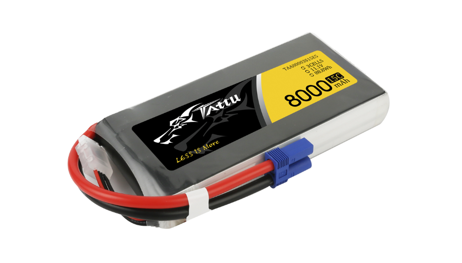 Tattu 3S 8000mAh 11.1V 15C Lipo Drone Battery For UAV