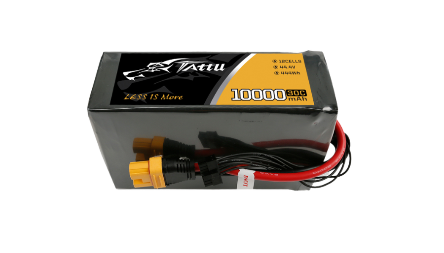 Tattu 12S 10000mAh 44.4V 30C Lipo Drone Battery for UAVs