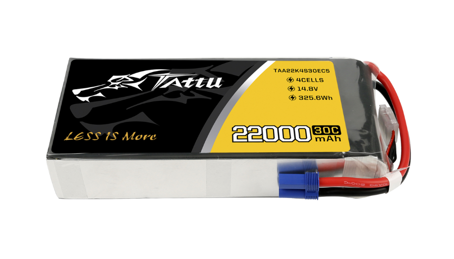 Tattu G-Tech 4S 22000mAh 14.8V 30C Lipo Drone Battery For UAV