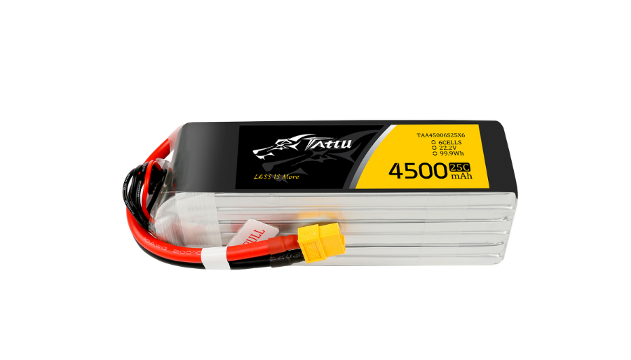 Tattu 6S 4500mAh 22.2V 25C Lipo Drone Battery for UAVs