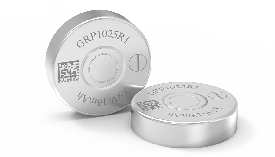 GRP1025 Series Rechargeable Lithium-Ion Button Cell Batteries