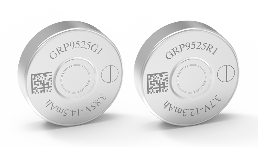 GRP9525 Series Rechargeable Lithium-Ion Coin Cell Batteries