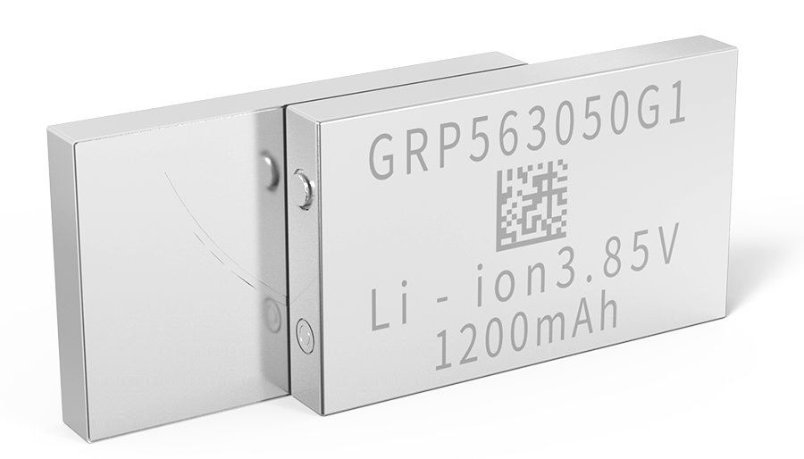 GRP563050G1 Metal Casing Rectangular Rechargeable Li-ion Battery