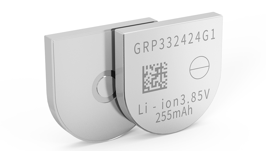 GRP332424G1 Metal Casing C Shaped Rechargeable Li-ion Battery