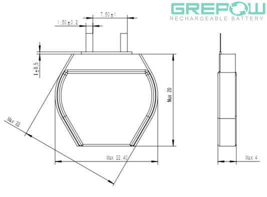 Irregular Battery GRP4022020