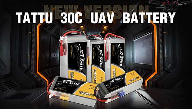 tattu 30C 6S drone lipo battery