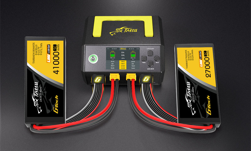 TA1000 Charger and Tattu High Energy/High Voltage Battery Solution