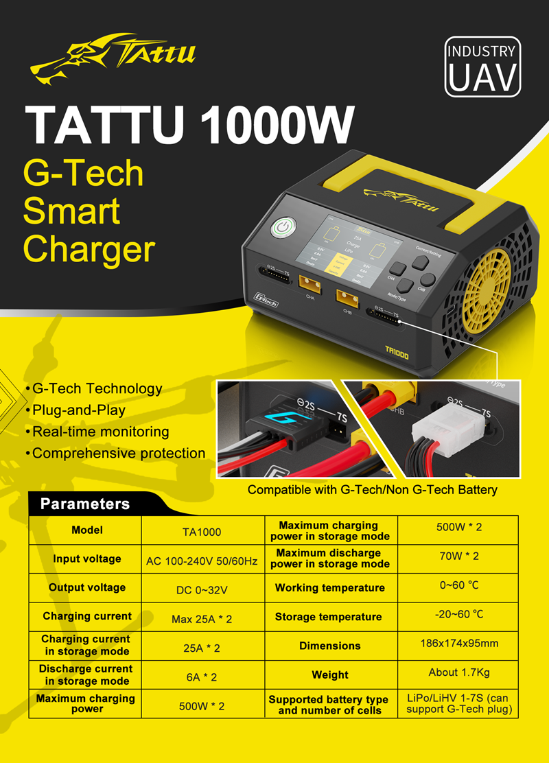 G-Tech Smart Charger TA1000