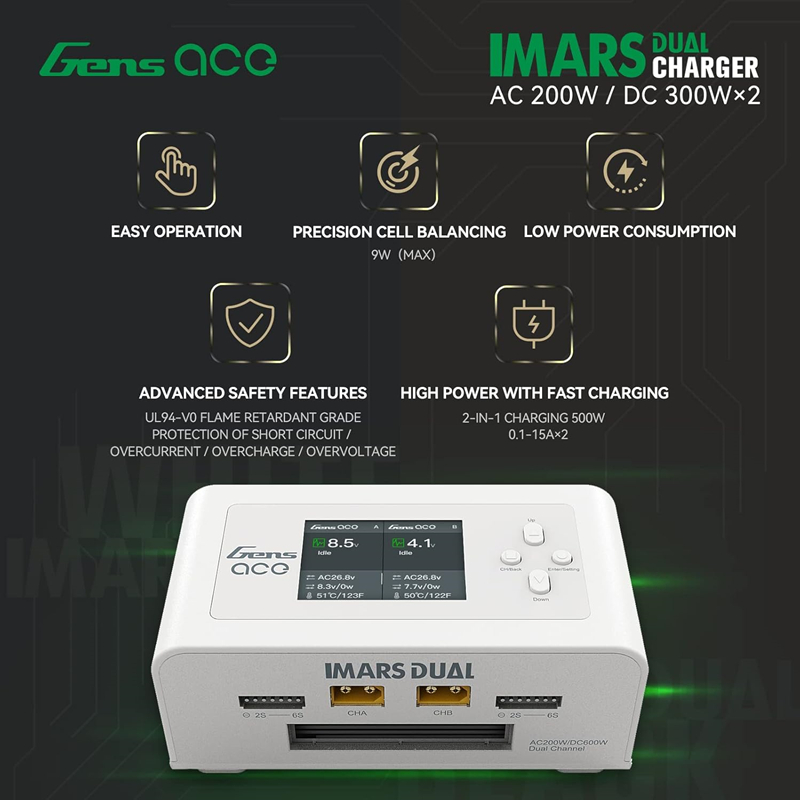 iMars D300 AC300W Lipo Charger for drone training
