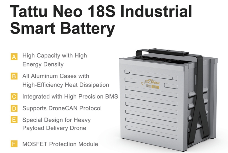 Tattu Neo 18S Industrial Smart Battery