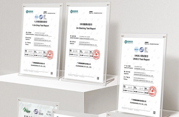 uav battery Certifications
